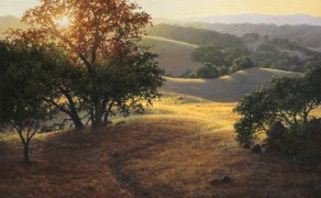 BRIONES FIREFALL, 9×12 (sold)