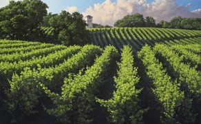 AFTERNOON AT JACKSON PARK, 18×24  (avail. at Sugarman-Peterson Gallery, Santa Fe)