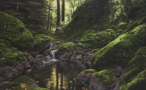 REDWOOD REFLECTIONS, 36×24 (sold)